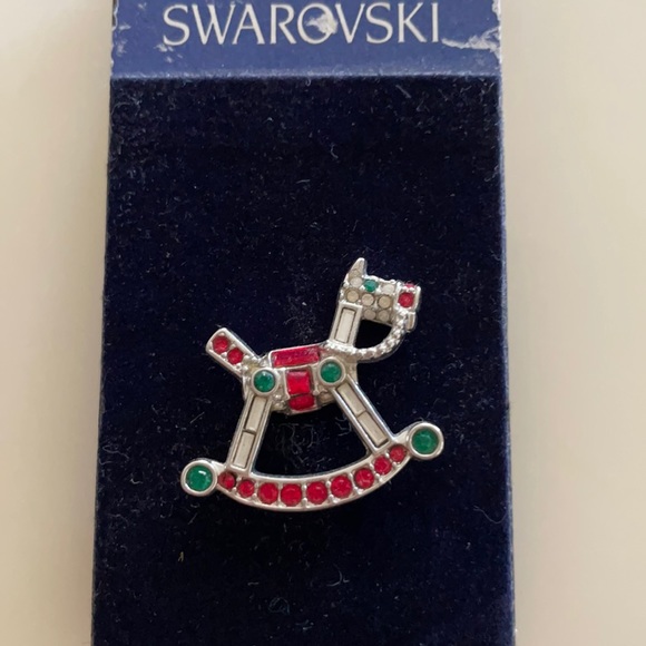 NWT Swarovski rockinghorse pin - Picture 4 of 4